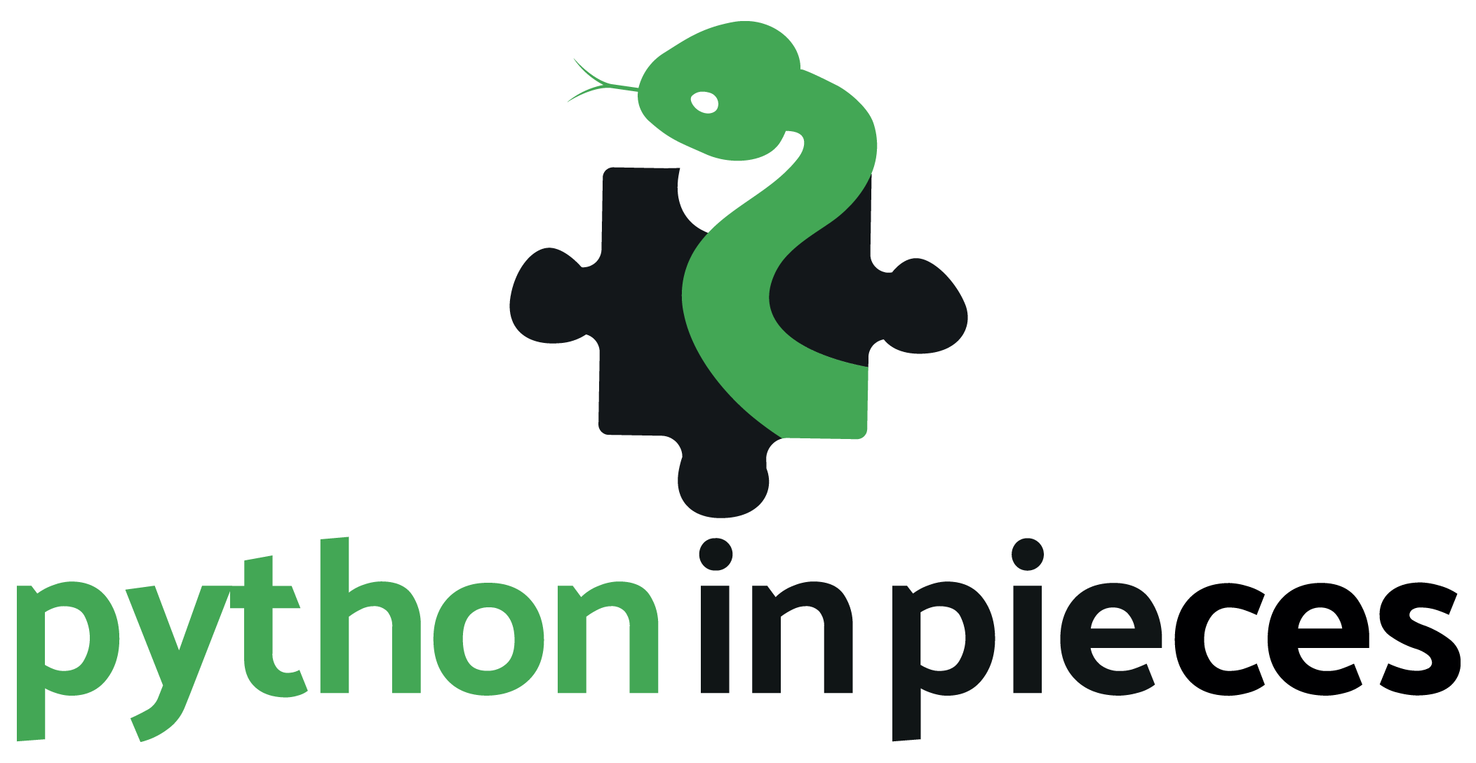 Python in Pieces stacked logo by 2Simple Ltd