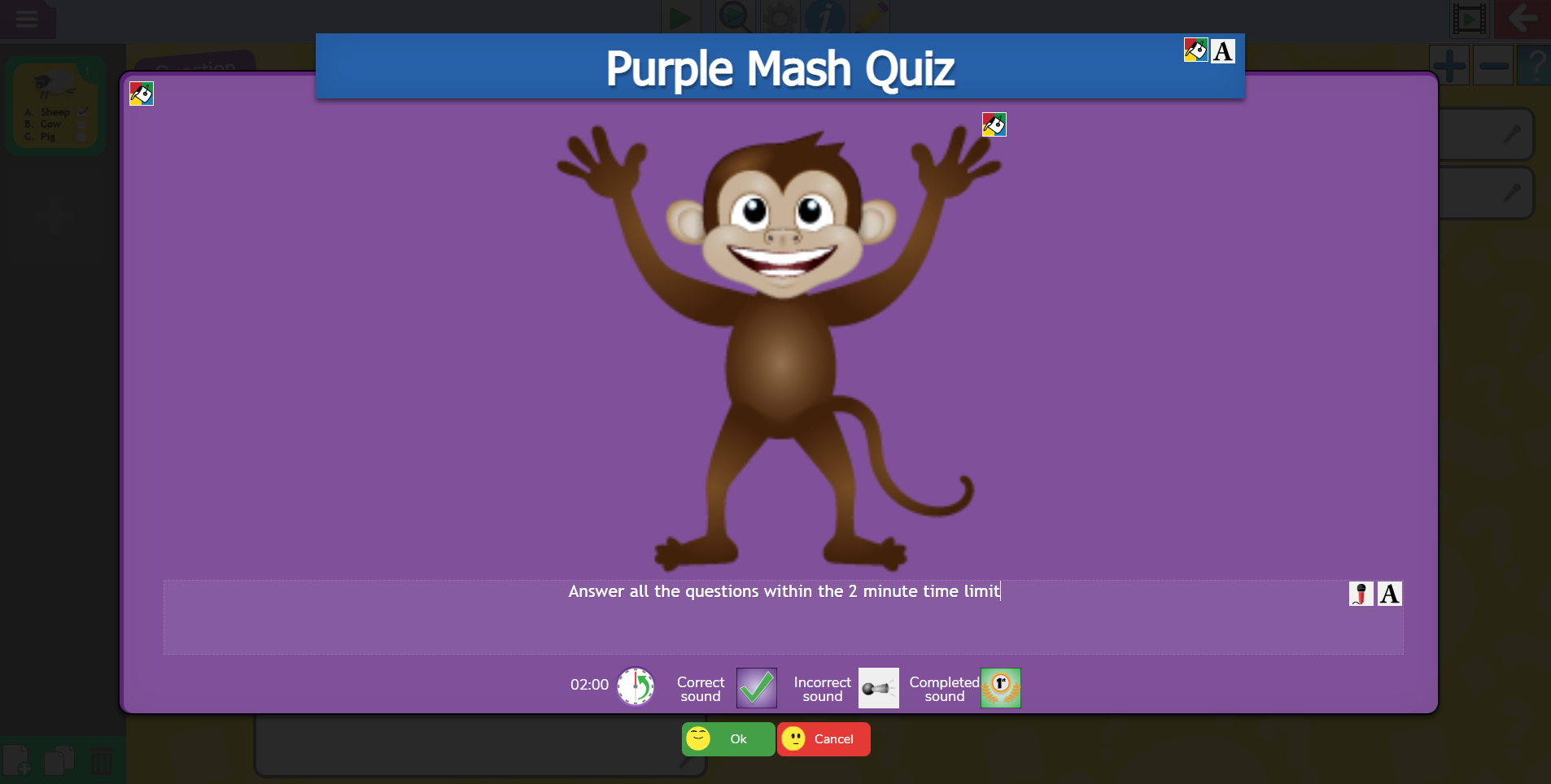 Purple Mash 2Quiz example.PNG